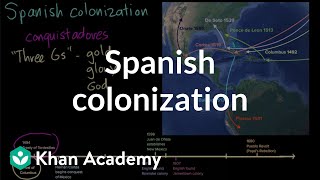 Spanish colonization  Period 1 14911607  AP US History  Khan Academy [upl. by Reseda427]