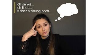 Redemittel Meinung äußern B1B2 Deutsch lernen Diskussion [upl. by Sabir]