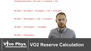 VO2 Reserve Calculation [upl. by Akenit]