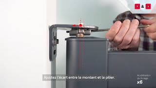 🇫🇷 Comment installer un gond PLATIMIUM pour portail battant ou portillon [upl. by Mya]