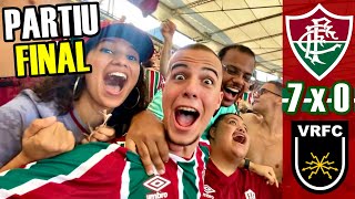 GOLEADA HISTÓRICA Fluminense 7x0 Volta Redonda  VLOG NA ARQUIBANCADA [upl. by Fellows]