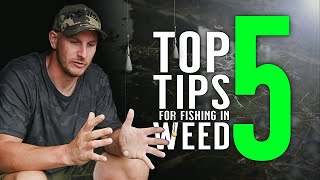 TOP 5 TIPS FOR FISHING IN WEED Carp Fishing PRO Rob Burgess Shows You How Its Done Mainline Baits [upl. by Morten798]