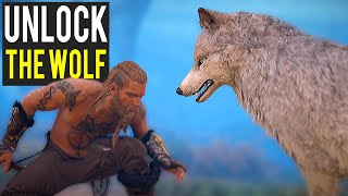 Assassins Creed Valhalla  SECRET Wolf Companion UNLOCK Guide [upl. by Yeldua]