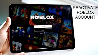 How To Reactivate Roblox Account 2023 [upl. by Aivan]