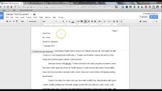 Google Docs  Different First Page Header [upl. by Questa653]