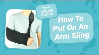 How To Put On An Arm Sling [upl. by Vevay]