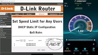 DLink Router Bandwidth Control  Bandwidth Management Set speed limit [upl. by Mintz]