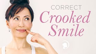 Correct Crooked Smile With One Simple Exercise [upl. by Atiuqrahc]