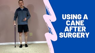 The CORRECT Way to Use a CANE After Knee Replacement Surgery [upl. by Samuelson156]