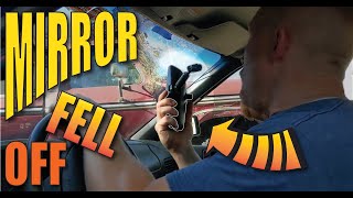 Reattach Your Rear View Mirror Button 5 minute FIX [upl. by Annot]