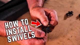 How to Use amp Install Locking Sling Swivels  Grovtec Tutorial [upl. by Alejandra693]