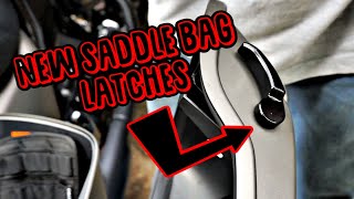 BLACK Saddlebag LATCHES INSTALL  2019 ROAD GLIDE SPEACIAL [upl. by Aubree719]