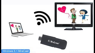 How to use MiraCast on Windows with MiraScreen 24G [upl. by Jesher]