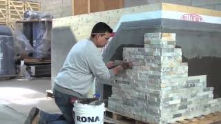 How to Install ErthCOVERINGS Natural Stone Panels [upl. by Iegres]