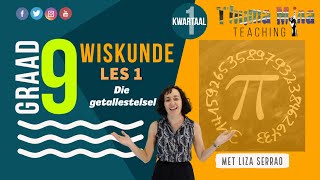 Gr 9 Wisk  Kwartaal 1 Les 1  Die Getallestelsel [upl. by Tombaugh]