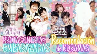 13 DORAMAS donde la PROTAGONISTA queda EMBARAZADA [upl. by Hrutkay]