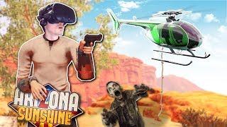 RESCUED FROM ZOMBIE HORDE  Arizona Sunshine Gameplay  VR Zombie Survival Game [upl. by Quarta908]