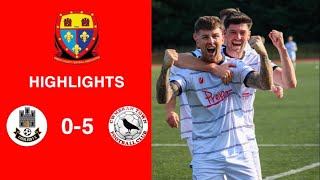 Caerleon 05 Cwmbrân Town  Gwent FA Senior cup  Quarter final highlights [upl. by Rehpotisrhc269]