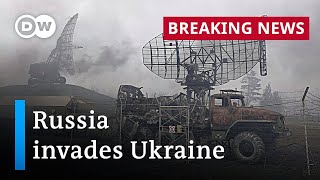 Ukraine latest Russia launches massive invasion  DW Breaking News [upl. by Etnovaj]