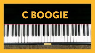 How to play C Boogie  Piano Lesson 6  Hoffman Academy [upl. by Ahsemad400]