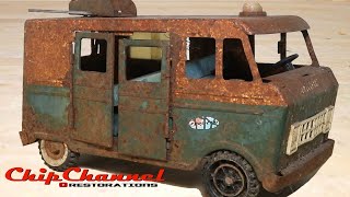 1960s Rusty Structo Emergency Rescue Van Restoration [upl. by Antonino]