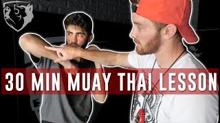 Muay Thai Training 101 Full Beginners Class [upl. by Aciamaj]