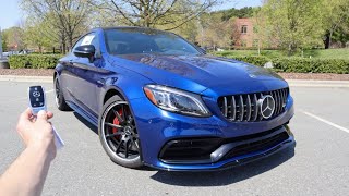 2021 Mercedes Benz AMG C63 S Coupe Start Up Exhaust Test Drive and Review [upl. by Esilrahc231]