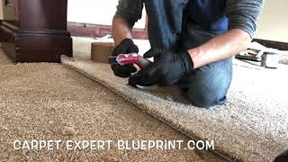 How To Carpet Seam Step By Step [upl. by Kallista]