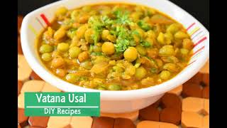 Vatana usal recipe  Maharashtrian vatana Usal by DIY Recipes  How to make matar curry [upl. by Standford]