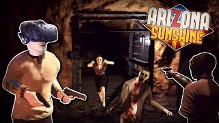 ZOMBIE FILLED ABANDONED MINE  Arizona Sunshine Gameplay  VR Zombie Survival Game [upl. by Rolyab]