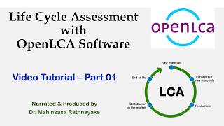 OpenLCA Software Tutorial  Part 01 [upl. by Comfort]