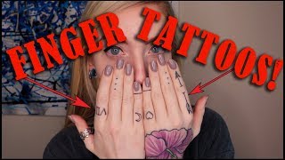 EVERYTHING ABOUT FINGER TATTOOS  Howlesque [upl. by Cirted393]