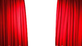 Stage red curtain opening sequence [upl. by Dulcle]