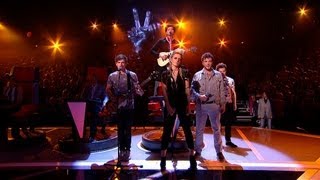 Danny and his team perform Somebody That I Used To Know  The Voice UK  Live Show 4  BBC [upl. by Ailadi]