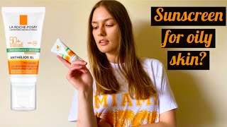 La Roche Posay Anthelios xl Antishine TINTED SPF50 review Sunscreen for oily skin [upl. by Nickerson]