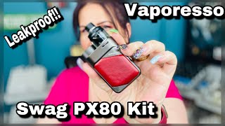 Leakproof Vaporesso Swag PX80 Kit [upl. by Fleece]