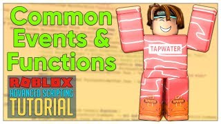 Advanced Roblox Scripting Tutorial 4  Common BuiltIn Functions Beginner to Pro 2019 [upl. by Bushey276]