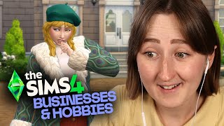 EARLY ACCESS to The Sims 4 Businesses amp Hobbies Streamed 3125 [upl. by Wenonah537]