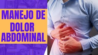 Manejo del dolor abdominal [upl. by Elesig]