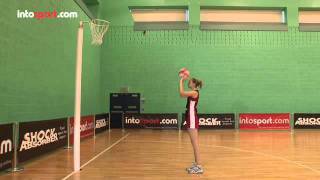 Netball Skills Basic Shot Technique [upl. by Dnomhcir417]