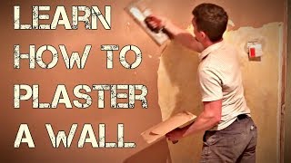 How To Plaster A Wall  Plastering For Beginners [upl. by Tevis]