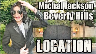 The house where Michael Jackson died and locations in Beverly Hills [upl. by York598]