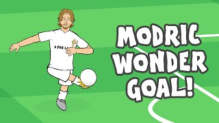 MODRIC WONDER GOAL😲 Can other footballers score it [upl. by Milli]