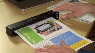 Fujitsu ScanSnap ix100 Mobile Portable Scanner Review [upl. by Lesoj]