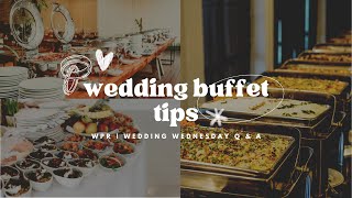 Wedding Buffet Tips  Ideas  Layout  Decoration  Setup [upl. by Gally]