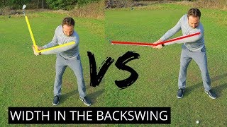 HOW TO GET WIDTH IN YOUR GOLF SWING AND INCREASE YOUR POWER [upl. by Ybsorc462]