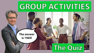 Group Activities  The Quiz 111 [upl. by Yznel688]