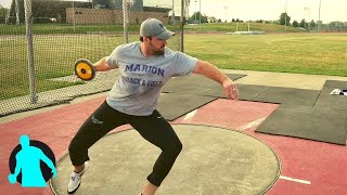 Discus Throw Technique  Load Sprint amp Transfer [upl. by Ebert]