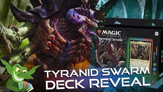 Magic The Gathering X Warhammer 40000 Universe Beyond Tyranid Swarm Full Deck Reveal [upl. by Prentiss]