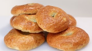 How to Make Bagels  Easy Homemade From Scratch Bagel Recipe [upl. by Tersina]